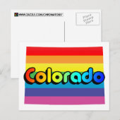 colorado pride. briefkaart (Voorkant / Achterkant)