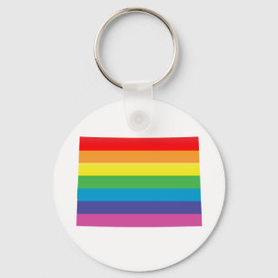 Colorado Pride. Gestreept. Sleutelhanger