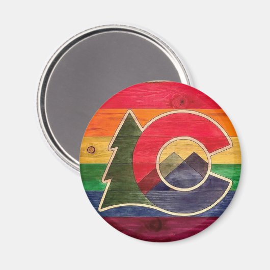 Colorado Pride Magnet (Voorkant / Achterkant)