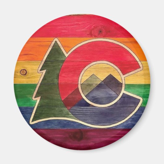 Colorado Pride Magnet (Voorkant)