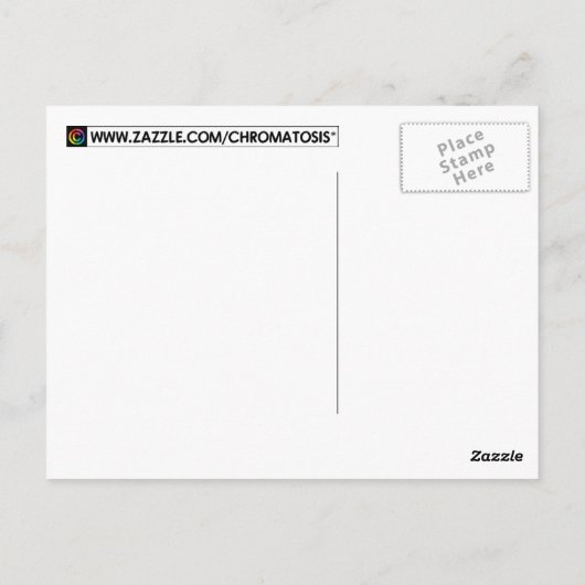 Colorado Pride, schuin. Briefkaart (Achterkant)