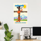 Colorado Print Westerse Kunst Cowboy Poster (Thuiskantoor)