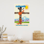 Colorado Print Westerse Kunst Cowboy Poster (Keuken)