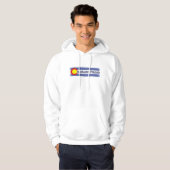 Colorado Proud-vlaggenstaatsymbool jongens hoodie (Voorkant volledig)