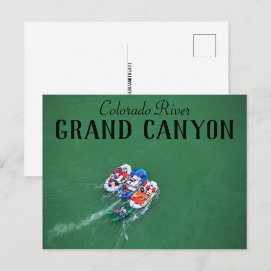 Colorado Rafting Briefkaart (Voorkant / Achterkant)