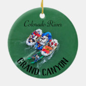 Colorado Rafting Keramisch Ornament (Achterkant)