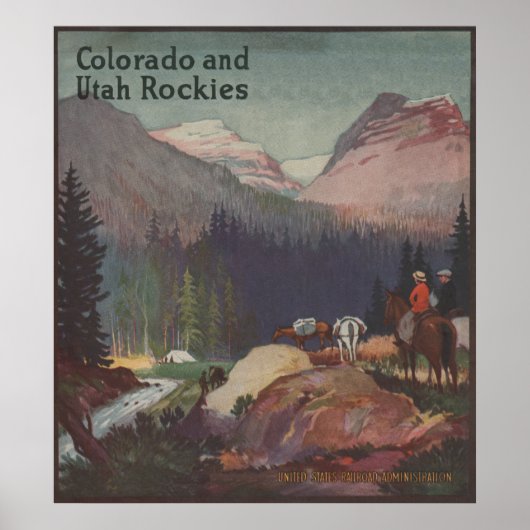 Colorado Railroad Promotion Poster (Voorkant)