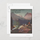 Colorado Railroad Promotion Poster Briefkaart (Voorkant / Achterkant)