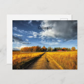Colorado ranch in de herfst briefkaart (Voorkant / Achterkant)