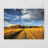 Colorado ranch in de herfst briefkaart (Voorkant)