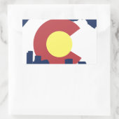Colorado Rechthoekige Sticker (Tas)