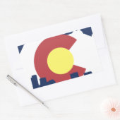 Colorado Rechthoekige Sticker (Envelop)