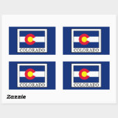 Colorado Rechthoekige Sticker (Vel)