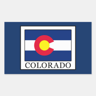 Colorado Rechthoekige Sticker