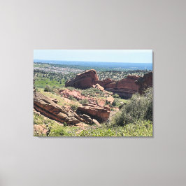 Colorado Red Rocks Canvas Afdruk