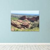 Colorado Red Rocks Canvas Afdruk (Insitu (Houten vloer))