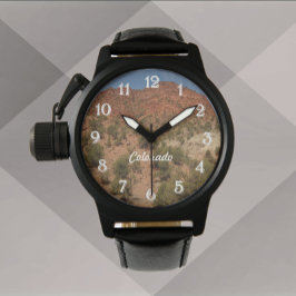 Colorado Red Rocks Landschap Horloge