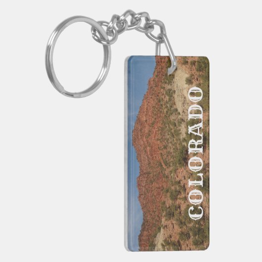 Colorado Red Rocks Landschap Sleutelhanger (Voorkant Links)