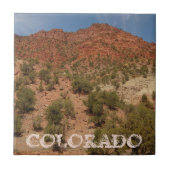 Colorado Red Rocks Landschap Tegeltje (Voorkant)