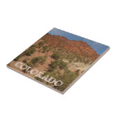 Colorado Red Rocks Landschap Tegeltje (Zijkant)