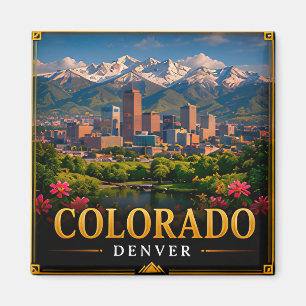 Colorado Reis Souvenir Voor Bergreizigers 🏔 Magneet