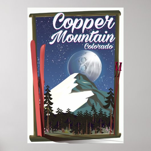 Colorado-reisposter Copper Mountain Poster (Voorkant)