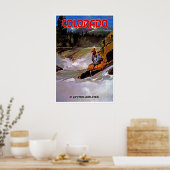 Colorado Reisposter Vissen Kunst Retro Prin Poster (Keuken)
