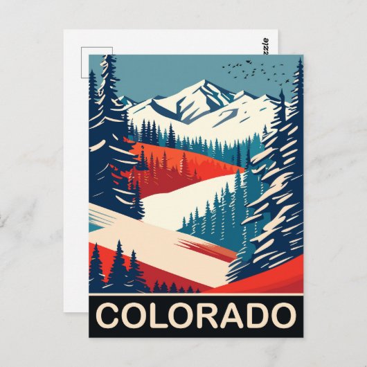 Colorado, Reizen Briefkaart (Voorkant / Achterkant)