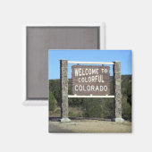 Colorado Reizen Souvenir Koelkast Magnet (Voorkant / Achterkant)