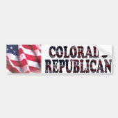 Colorado Republican Bumpersticker (Voorkant)