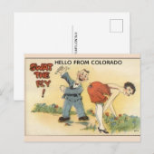 COLORADO RETRO FUNNY ANSICHTKAART BRIEFKAART (Voorkant / Achterkant)