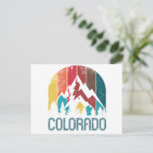 Colorado Retro-ontwerp Briefkaart (Staand voorkant)