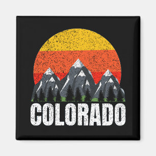 Colorado Retro Sunset Magneet