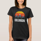 Colorado Retro Sunset T-Shirt (Voorkant)