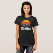 Colorado Retro Sunset T-Shirt (Voorkant volledig)