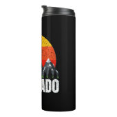 Colorado Retro Sunset Thermosbeker (Geroteerd rechts)