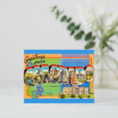 Colorado Retro Wenskaart Briefkaart (Staand voorkant)