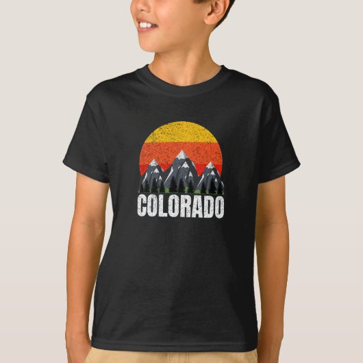 COLORADO RETRO ZONNEBERGEN T-SHIRT (Voorkant)