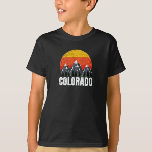 COLORADO RETRO ZONNEBERGEN T-SHIRT (Voorkant)