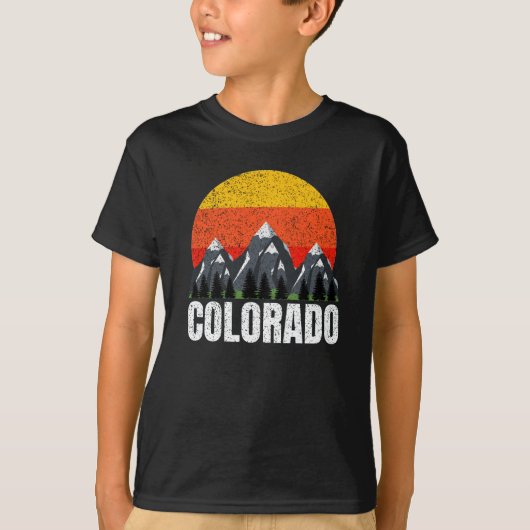COLORADO RETRO ZONNEBERGEN T-SHIRT (Voorkant)
