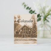 Colorado Rio Grande rivier hut Briefkaart (Staand voorkant)