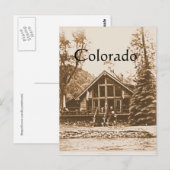 Colorado Rio Grande rivier hut Briefkaart (Voorkant / Achterkant)
