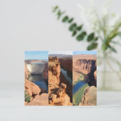 Colorado River Collage - Desert Southwest Briefkaart (Staand voorkant)