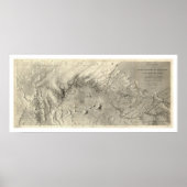 Colorado River Map 1858 Poster (Voorkant)