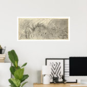 Colorado River Map 1858 Poster (Thuiskantoor)