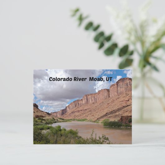 Colorado River, Moab, UT Briefkaart (Staand voorkant)
