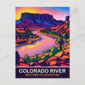 Colorado River, Reizen Briefkaart (Voorkant)