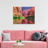Colorado rivier in Grand Canyon, AZ Canvas Afdruk (Insitu (Woonkamer))
