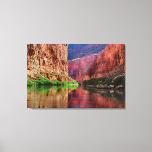 Colorado rivier in Grand Canyon, AZ Canvas Afdruk