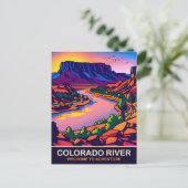 Colorado rivier, Reis Briefkaart (Staand voorkant)